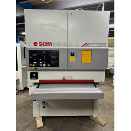 USED SCM SANDYA 9/S RCS110 TWIN HEAD 1100MM WIDE BELT SANDER